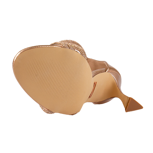 Una Healy Dressy Heeled Sandals - Centrefold - Rose Gold