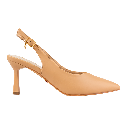 Una Healy Dressy Slingback Heels - Escapade - Biscuit