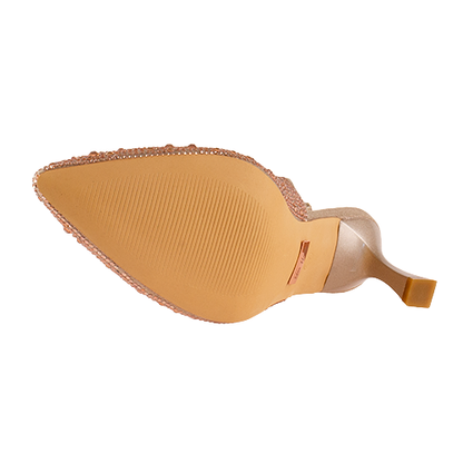 Una Healy Dressy Sling Back Heels - Sweet Caroline - Rose Gold