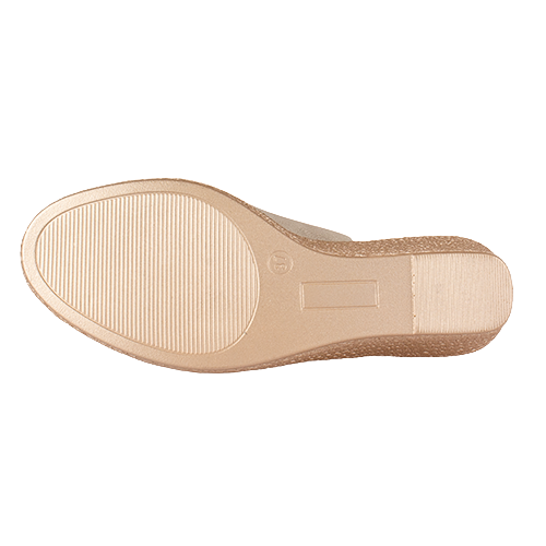 Zanni Wedge Sandals - Matheran - Gold