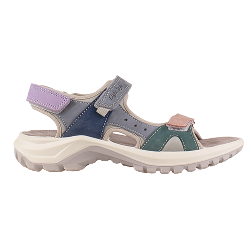 Imac Ladies  Extra Wide Fit Sandals - 109442 - Blue/Pink