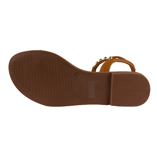 Una Healy Flat Sandals - Lets go - Tan