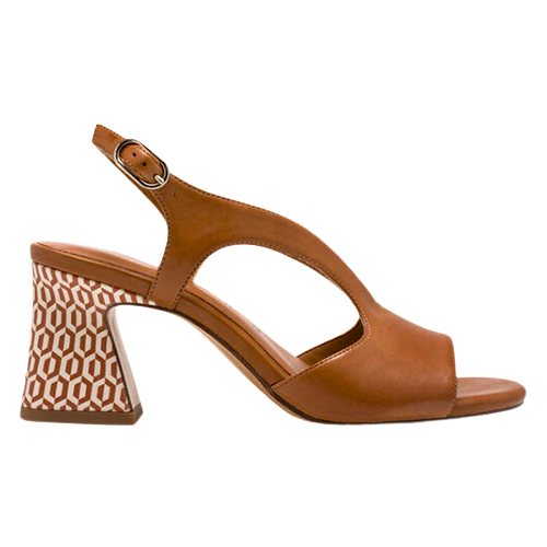 Tamaris Ladies Block Heeled Sandals - 28316-44 - Tan