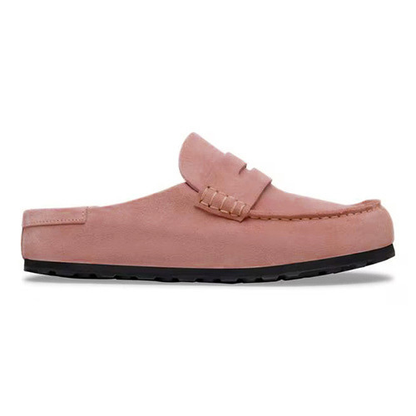 Birkenstock Ladies Wrapped Clogs  - Naples - Pink Clay