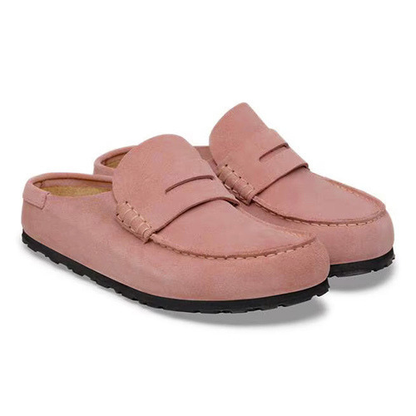 Birkenstock Ladies Wrapped Clogs  - Naples - Pink Clay