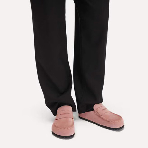 Birkenstock Ladies Wrapped Clogs  - Naples - Pink Clay