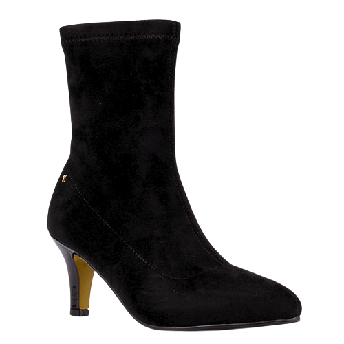 Kate Appleby Ladies Heeled Ankle Boots - Chishill - Black Suede