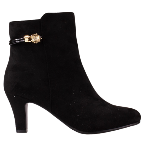 Redz Ladies Ankle Boots- R1958 - Black