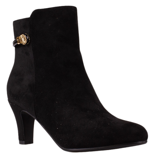 Redz Ladies Ankle Boots- R1958 - Black