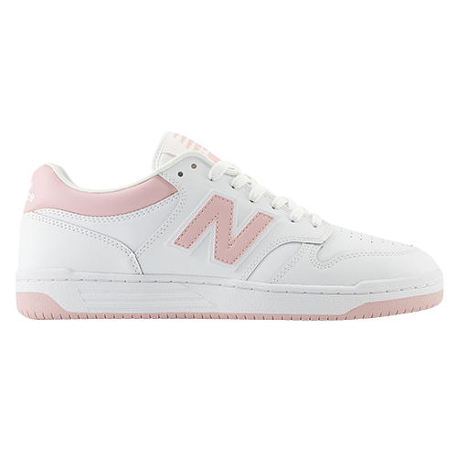 New Balance Unisex Trainers - BB480 LOP - White/Pink