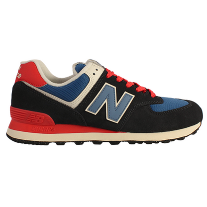 New Balance Men s Trainers U574RBA Black Blue Red