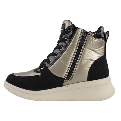 XTI Ladies Hi-Top Trainers - 143200 - Black