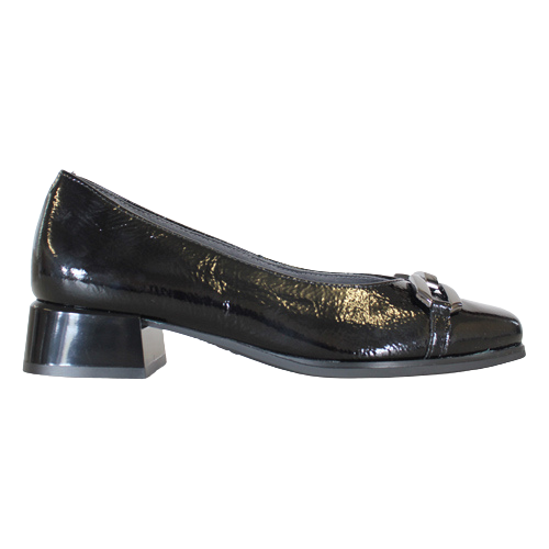 Pitillos Block Heeled Pumps - 5422 - Black