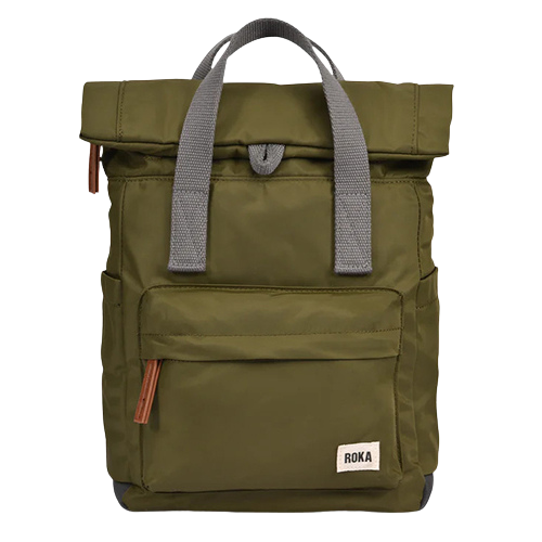 Roka Sustainable Backpack - Canfield B Small - Military