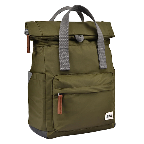 Roka Sustainable Backpack - Canfield B Small - Military