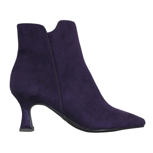Dark purple 2025 ankle boots