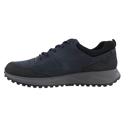 Imac Leather Waterproof Trainers - 652928 - Navy