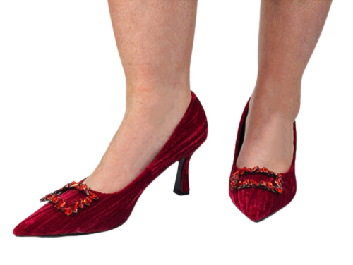 Kate Appleby Dressy Heeled Pumps - Tawtan - Red Velvet