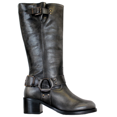 Bronx  Knee Boots - 14291-AI - Black
