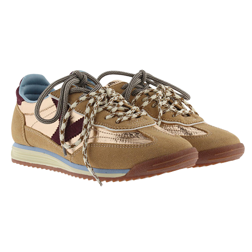 Victoria Retro Trainers - 1158118 - Beige Metallic
