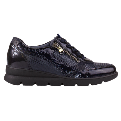 Waldlaufer Ladies Wide Fit Shoes - 902001 - Navy