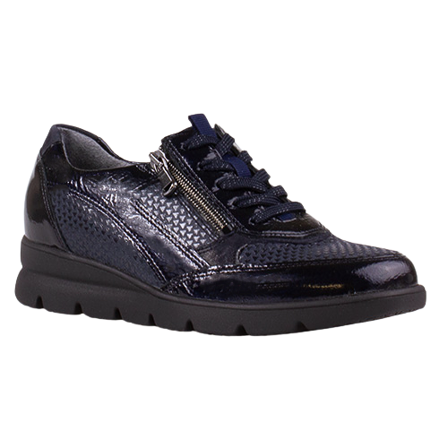 Waldlaufer Ladies Wide Fit Shoes - 902001 - Navy