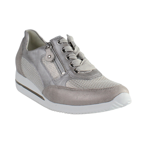 Waldlaufer  Wide Fit Trainers - 980008 - Taupe