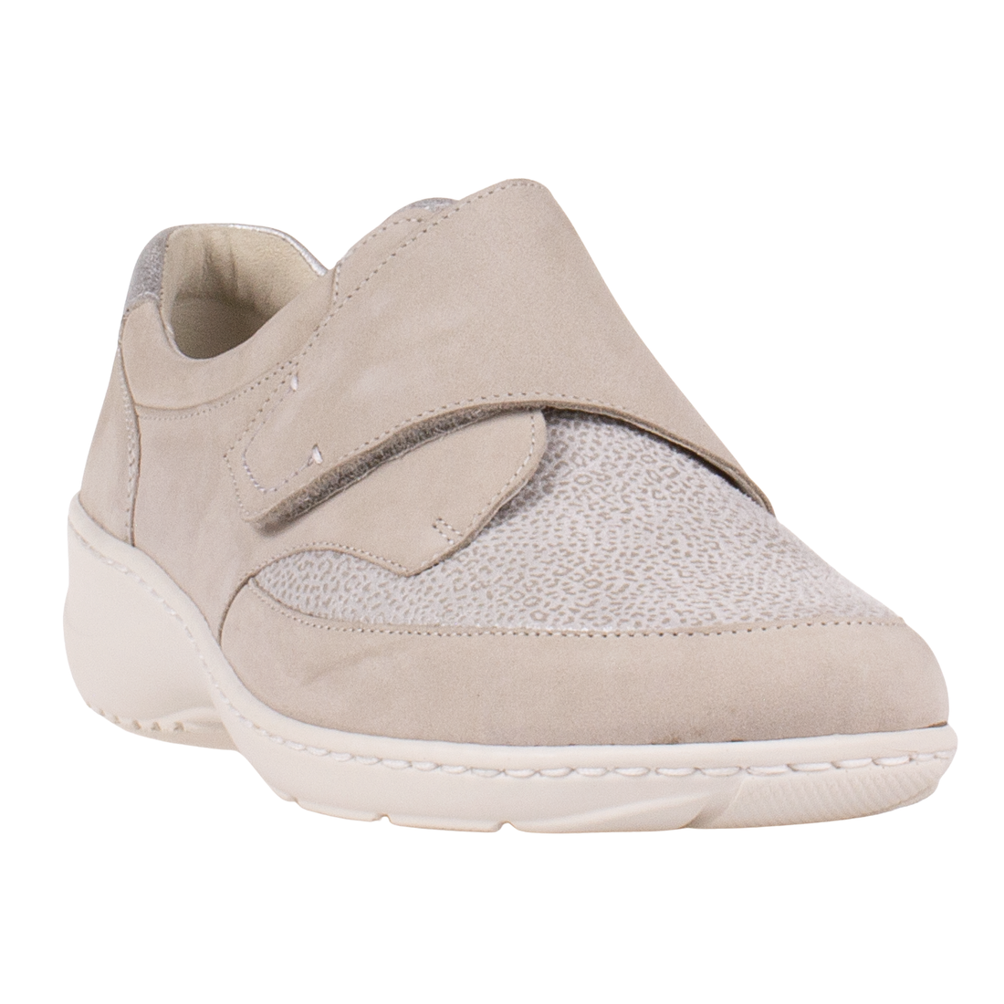 Waldlaufer Ladies Wide Fit Shoes - 607K31 - Stone