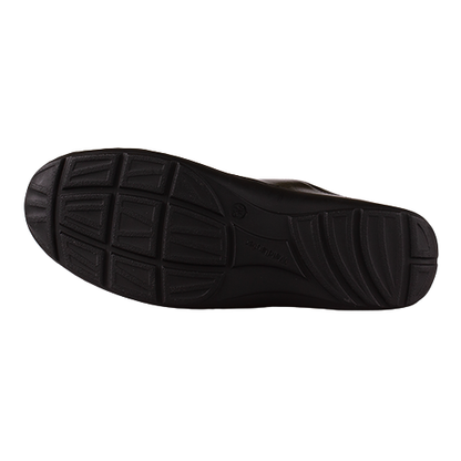 Black shoe sole on white background