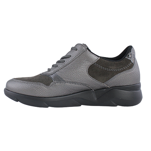 Waldlaufer Wide fit Trainers -  668001 - Pewter