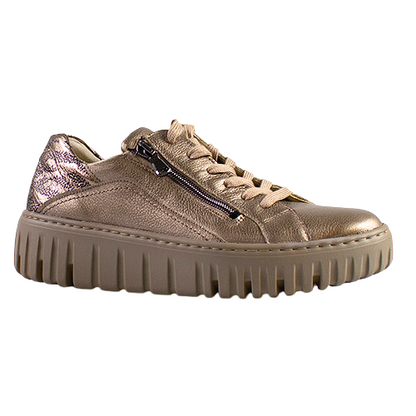 Waldlaufer Wide Fit Trainers - 941005 - Bronze