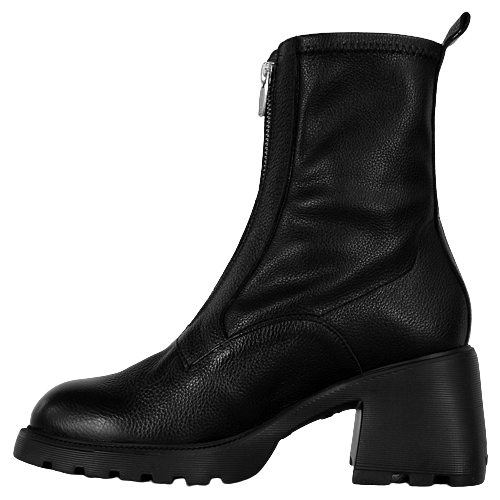 Wonders black hot sale ankle boots