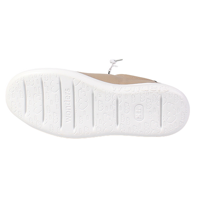 Wonders  Ladies Flatform Trainers - A-2670 - Taupe