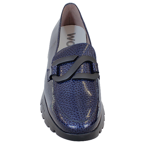 Navy flatform deals loafers