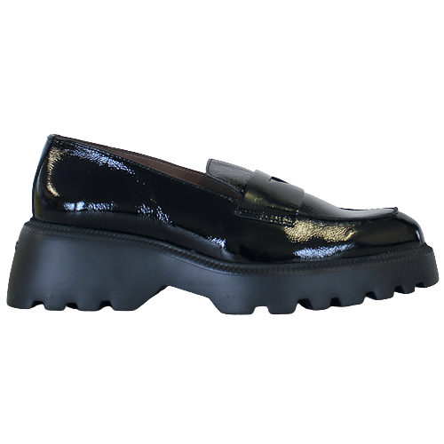 Wonders Ladies Loafers - C-7202 - Black