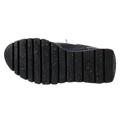 Wonders Ladies Trainers - A-2491 - Black/Gold