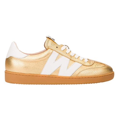 Wonders Ladies Trainers - AP-2001 - Gold/White