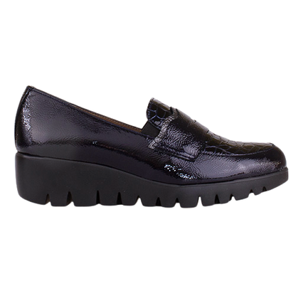 Wonders Ladies Wedge Shoes -  C-33360 - Navy