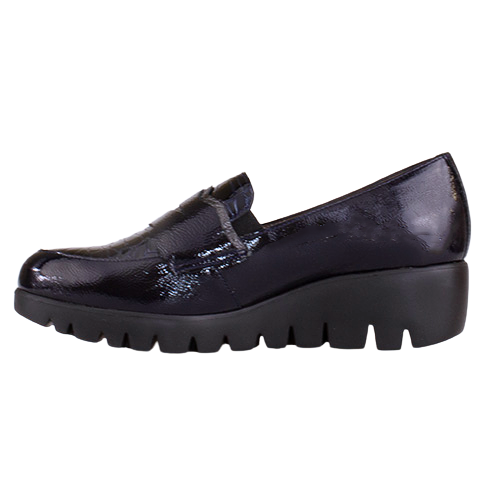 Wonders Ladies Wedge Shoes -  C-33360 - Navy