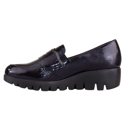 Wonders Ladies Wedge Shoes -  C-33360 - Navy