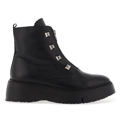 Wonders Platform Ankle Boots - A9301 - Black