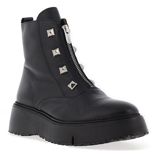 Wonders Platform Ankle Boots - A9301 - Black
