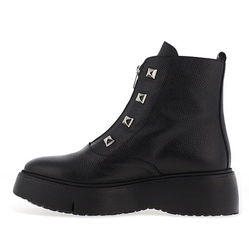 Wonders Platform Ankle Boots - A9301 - Black