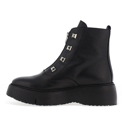 Wonders Platform Ankle Boots - A9301 - Black
