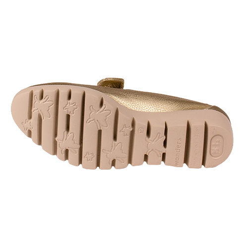 Wonders Wedge Shoes - C-33159 - Gold