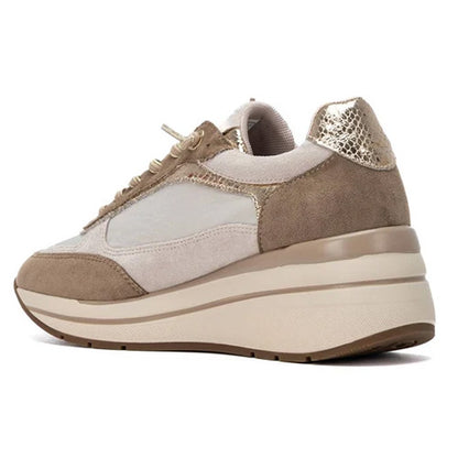 XTI Wedge Trainers - 146170 - Beige