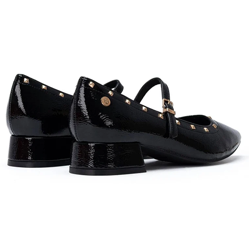 XTI Block Heeled Mary Jane - 146220  - Black Patent