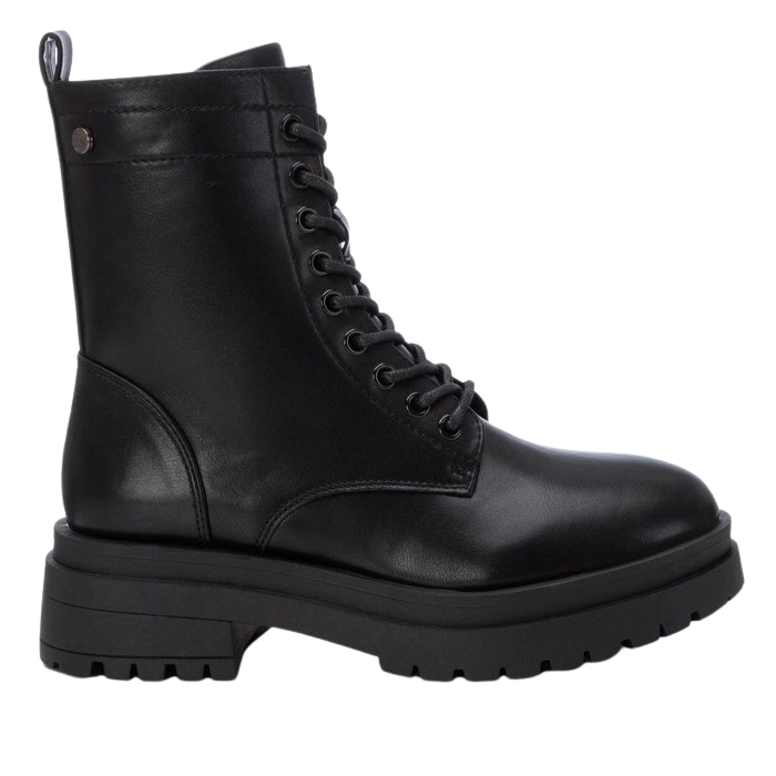 XTI Platform Ankle Boots - 141764 - Black