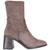 XTI Block Heeled Ankle Boots - 140485 - Taupe