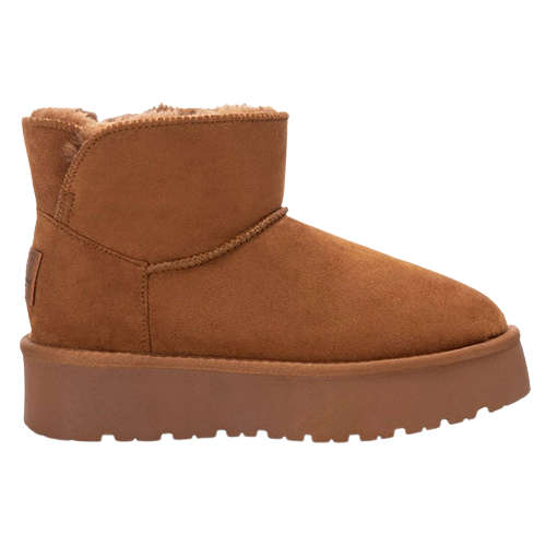 XTI Platform Ankle Boots - 142197 - Camel
